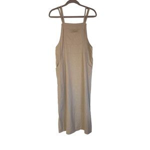 Paul Harris linen blend dress size S Khaki